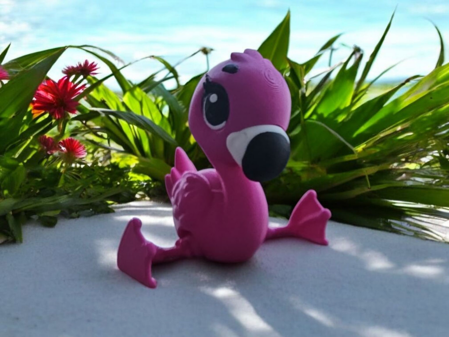 3D Flamingo