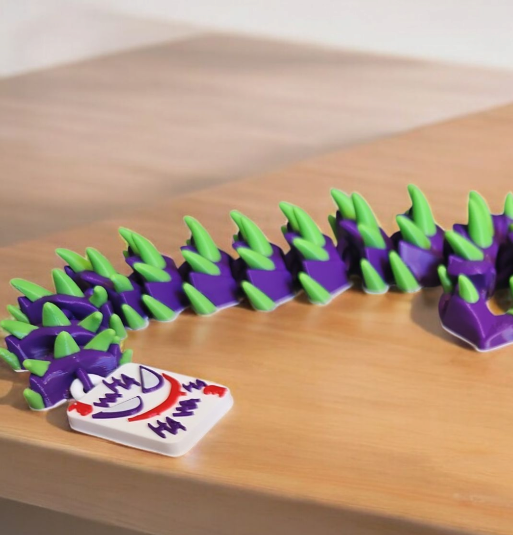 3D printed superhero dragons