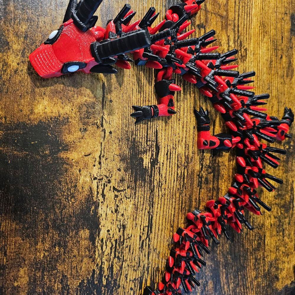 3D printed superhero dragons