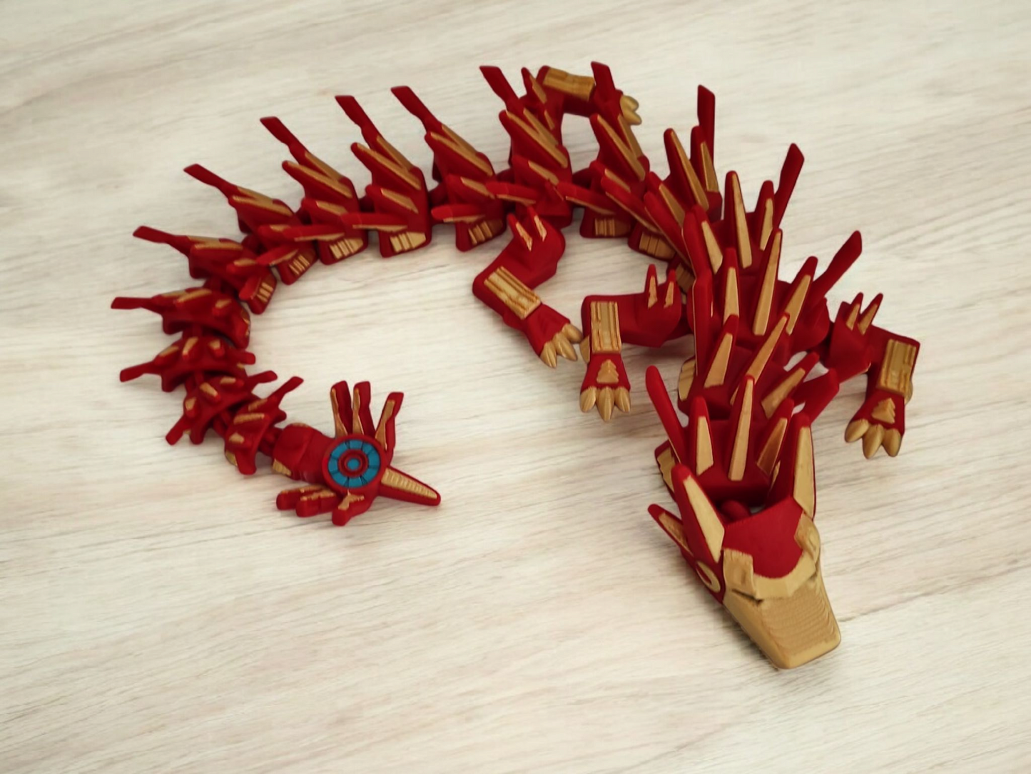 3D printed superhero dragons