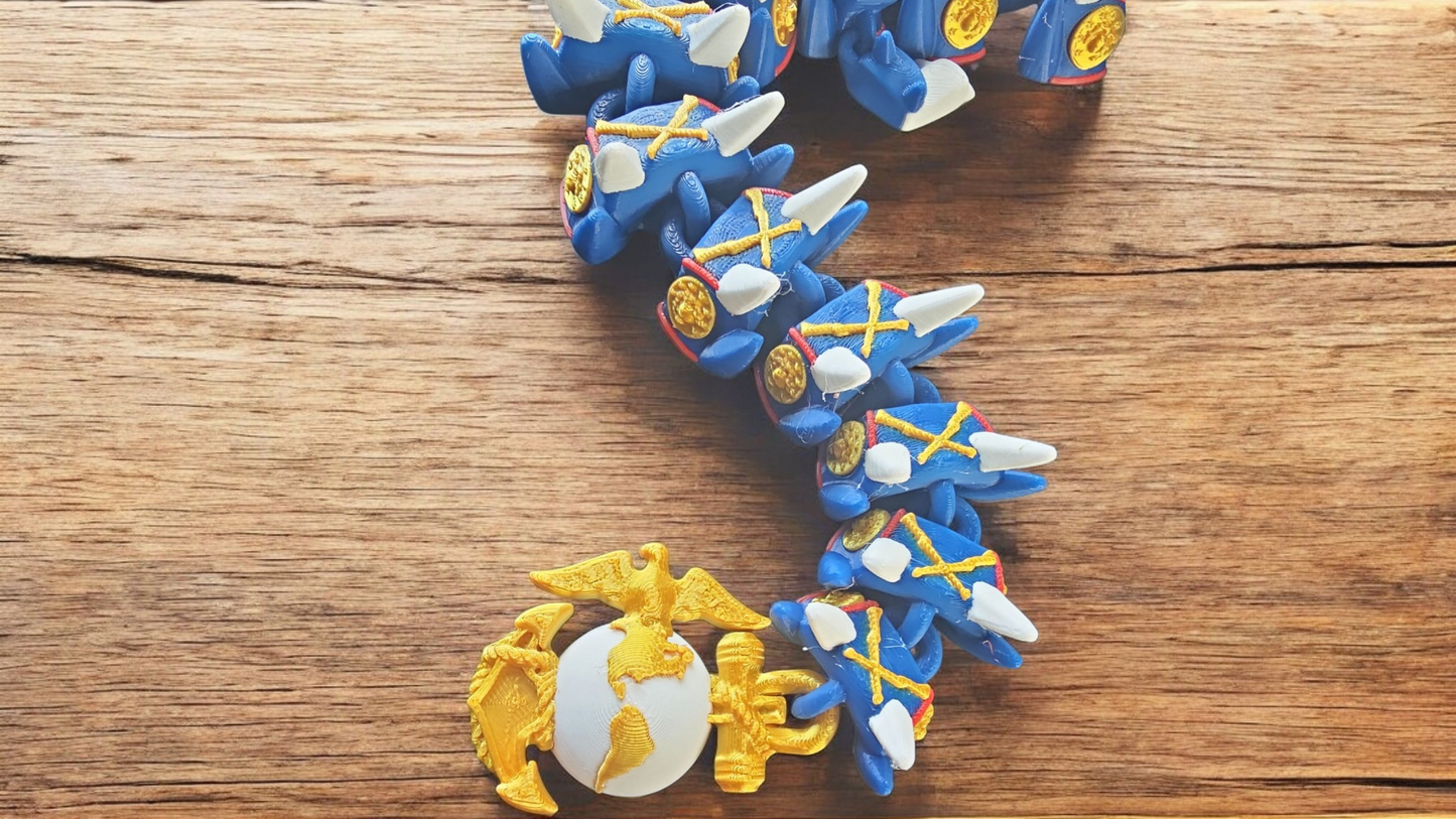 3D Military branch dragons