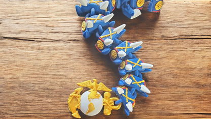 3D Military branch dragons
