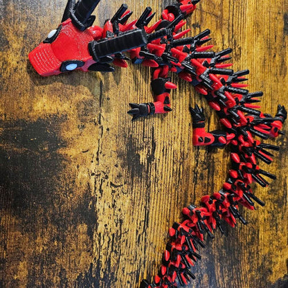 3D printed superhero dragons