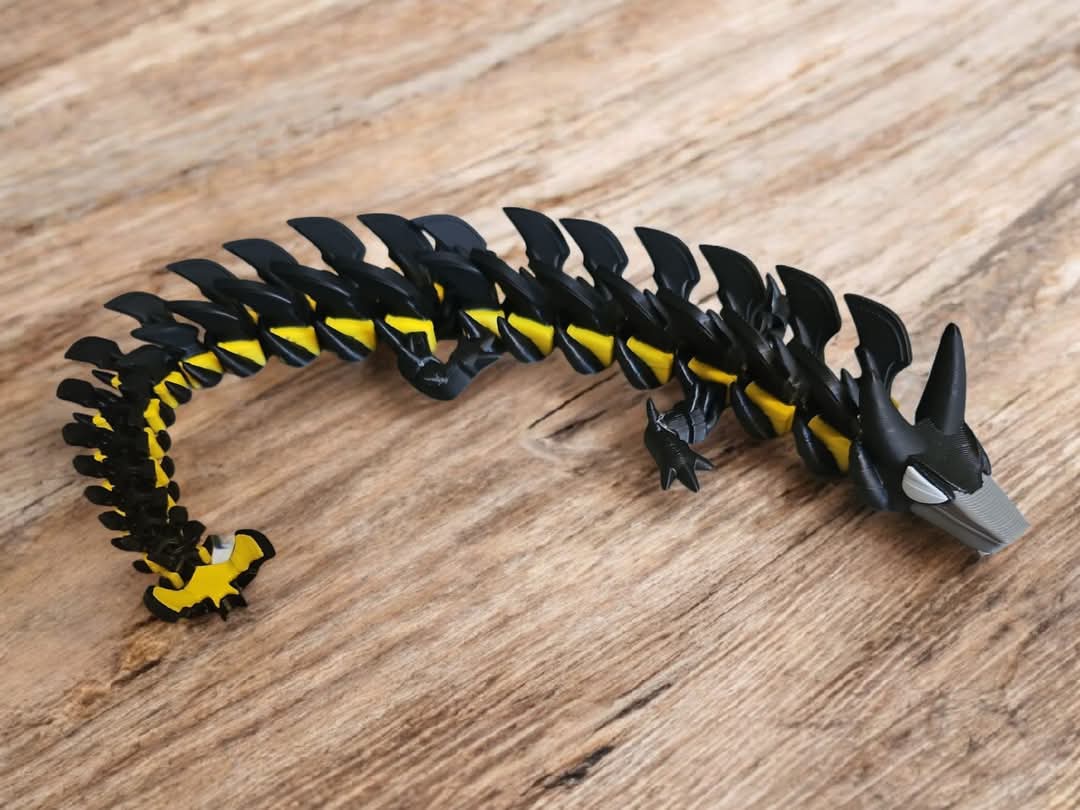 3D printed superhero dragons
