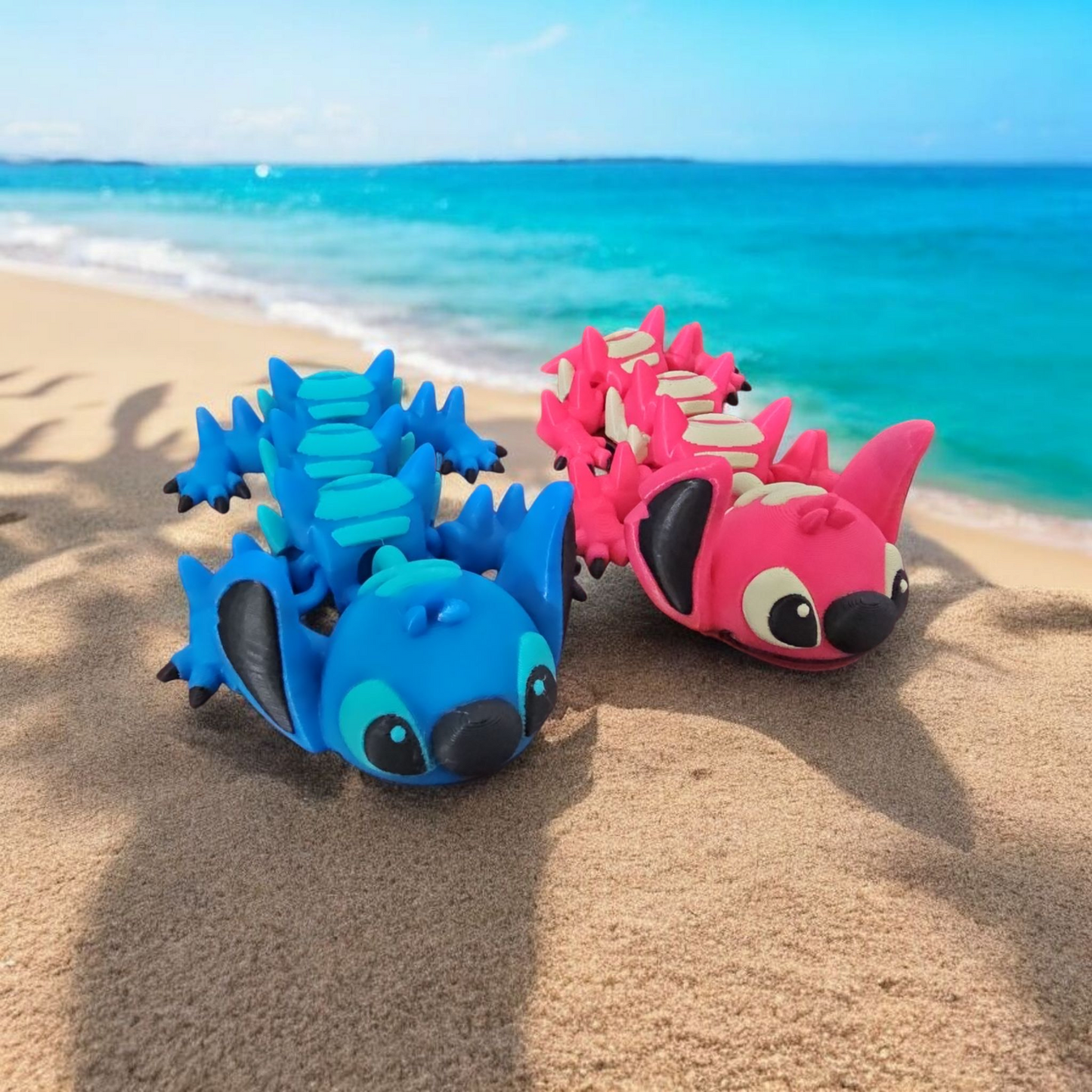 3D Printed Stitch dragon