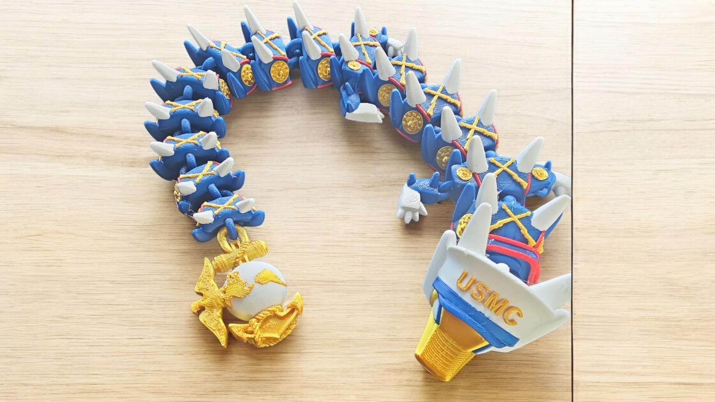 3D Military branch dragons