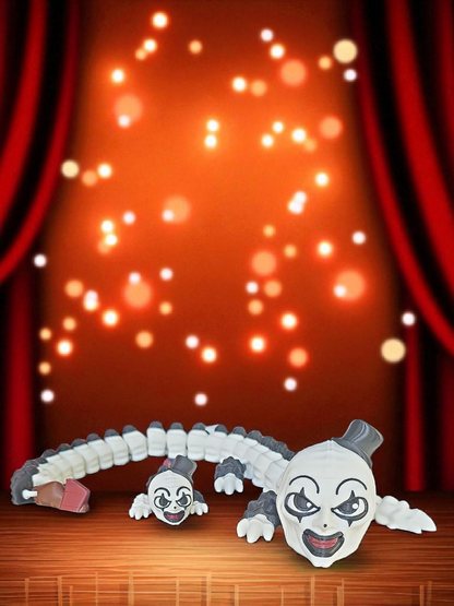 Clown art dragon
