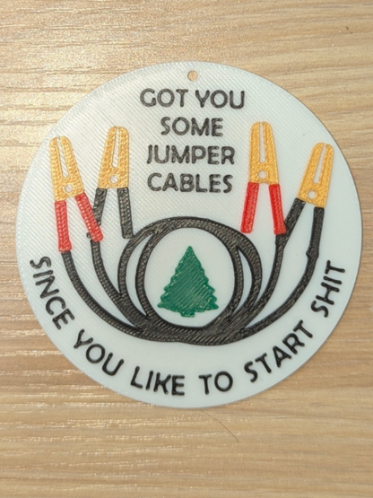 Jumper cable sign