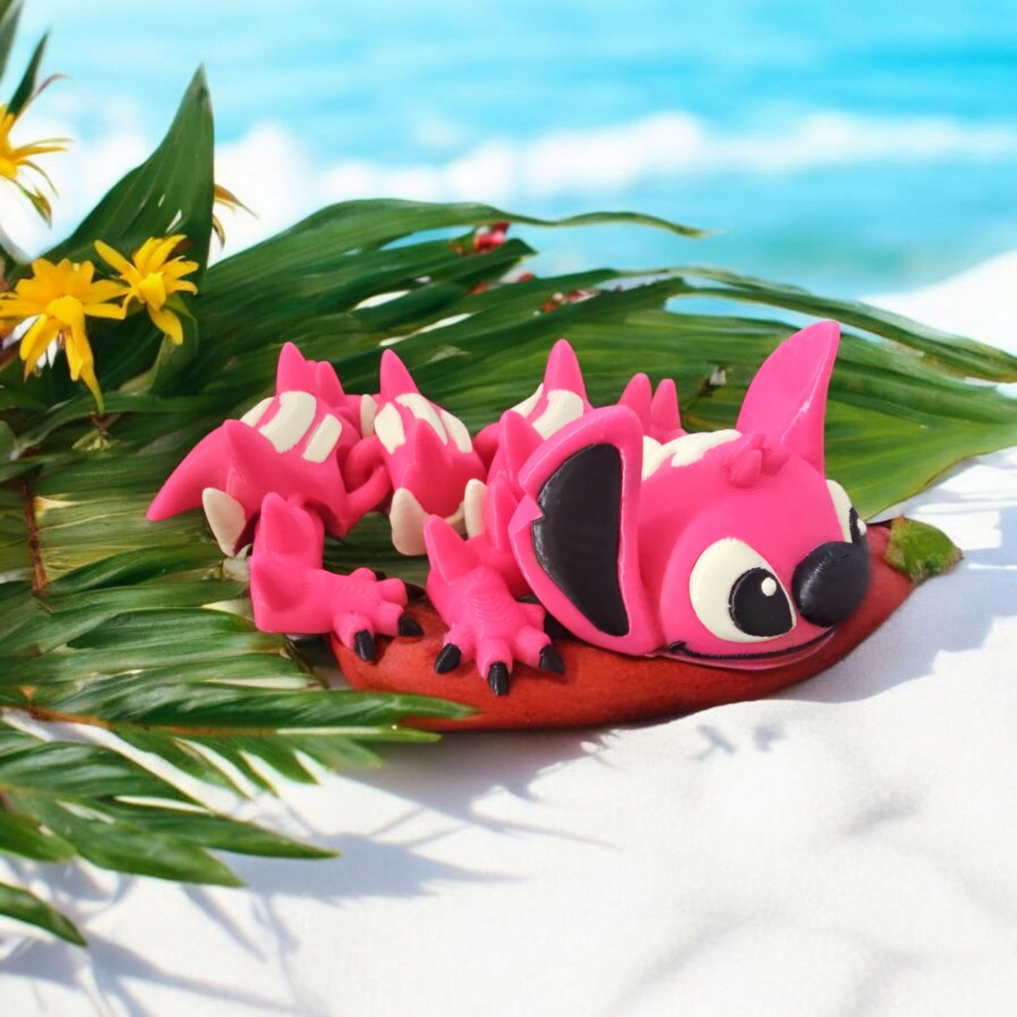 3D Printed Stitch dragon