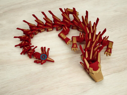 3D printed superhero dragons