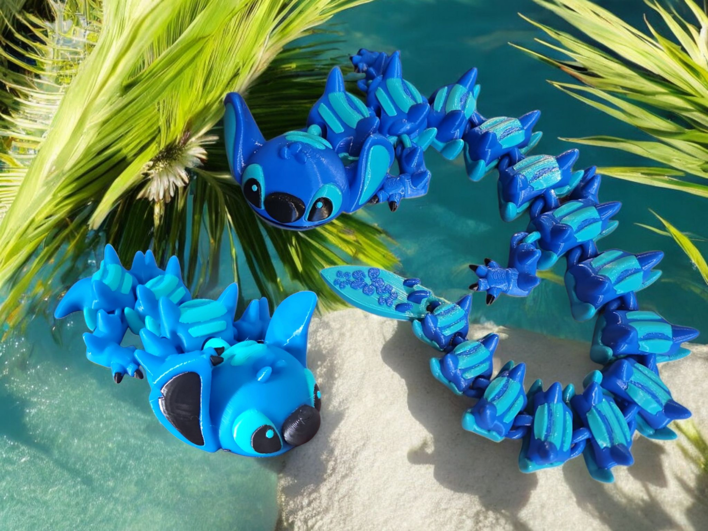 3D Printed Stitch dragon