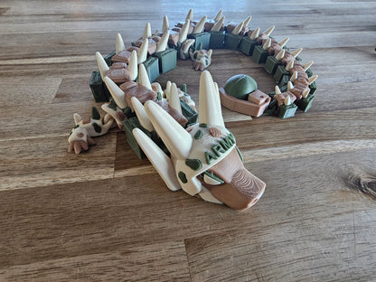 3D Military branch dragons
